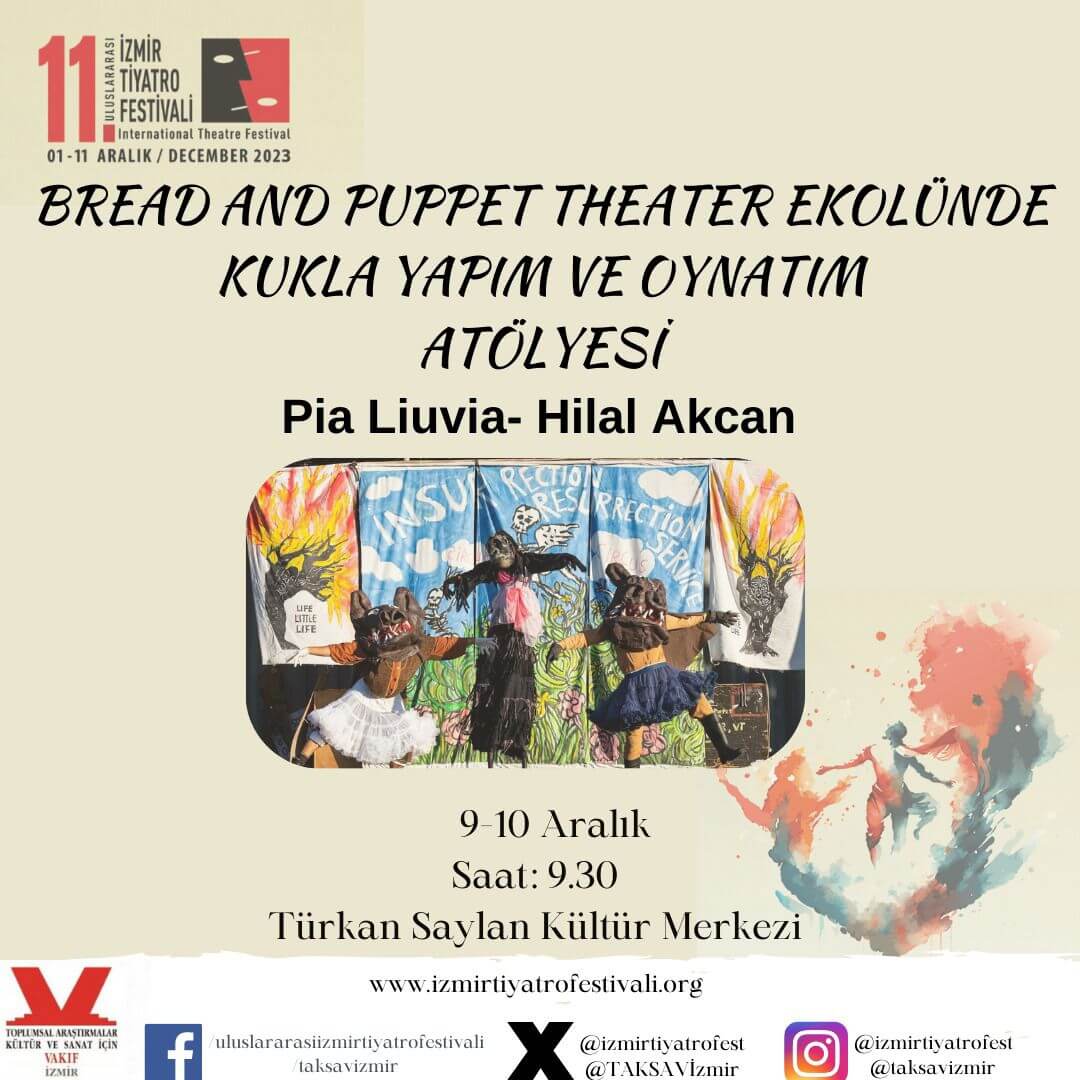 11. Festival | Bread and Puppet Kukla Yapım ve Oynatım Atölyesi